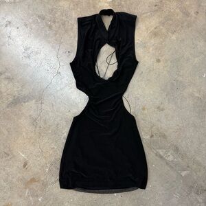 I.AM.GIA Larisa Slinky Open Back Butterfly Mini Dress